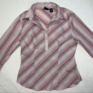 Striped Button Down Top